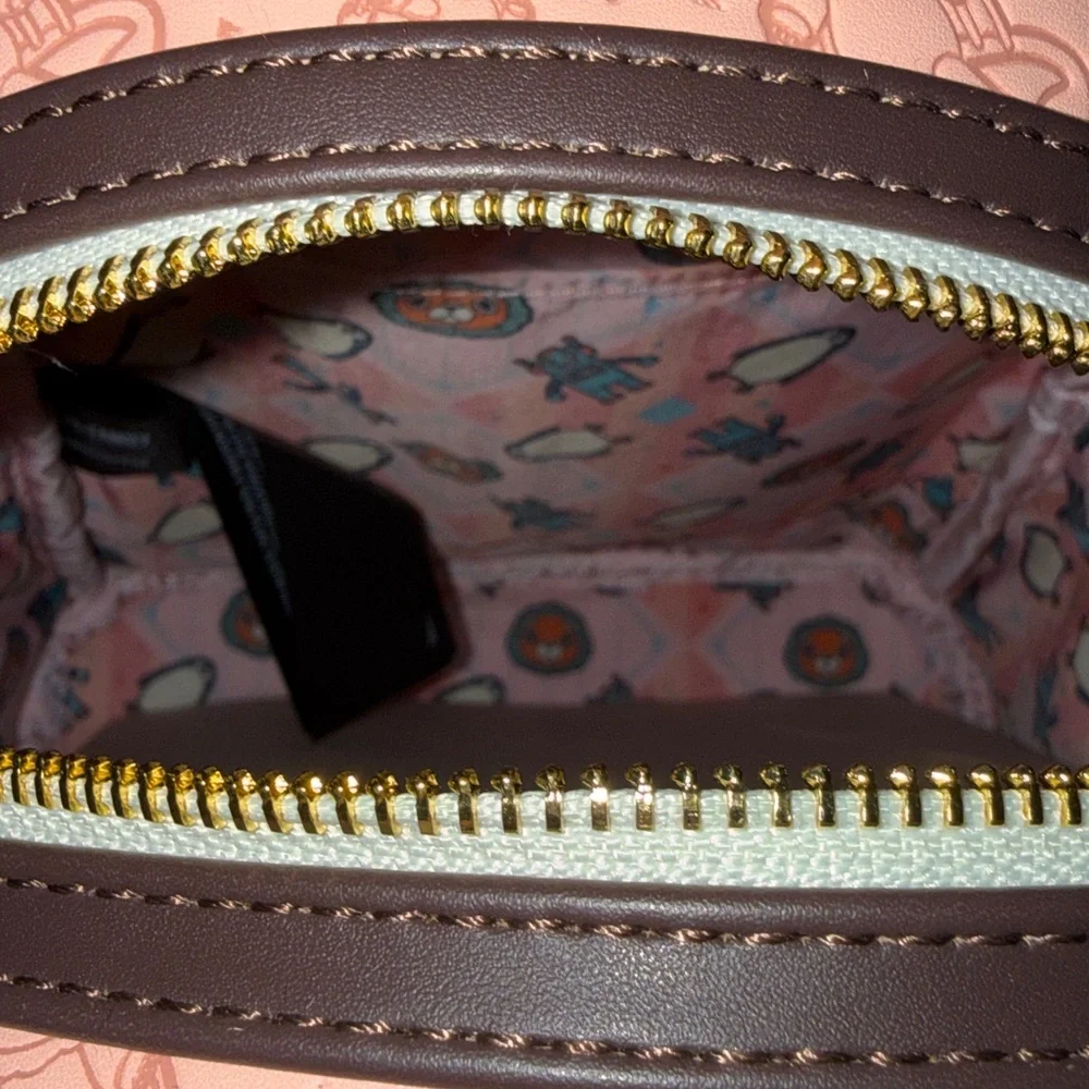 Loungefly Pink and Brown Anime Character Backpack
